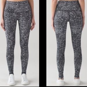 lululemon athletica | Pants u0026 Jumpsuits | Lululemon Wunder Under  Blackgraywhite Leggings | Poshmark